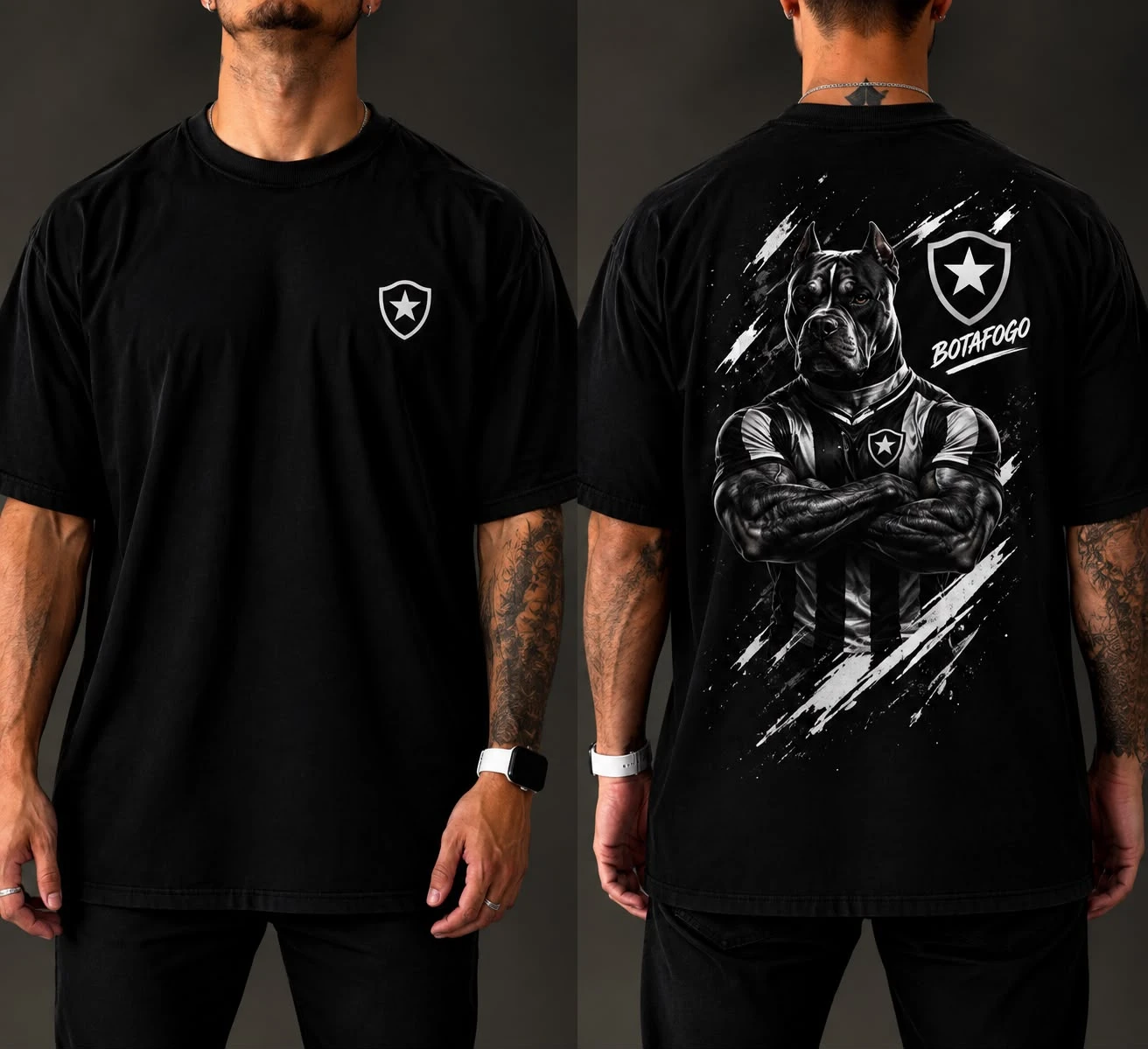Camiseta Botafogo Pitbull Fúria Alvinegra