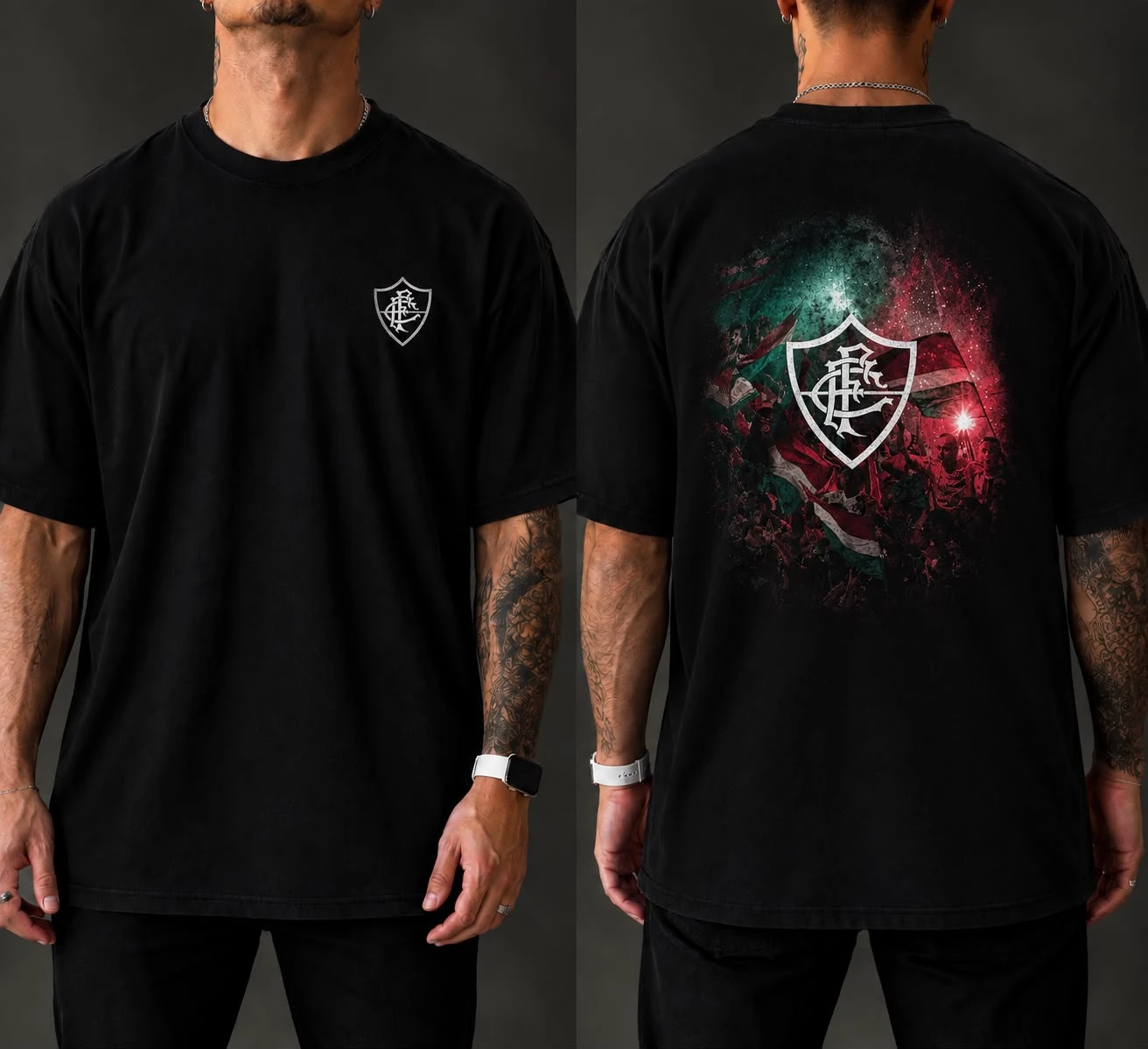 Camiseta Fluminense Galáxia Tricolor