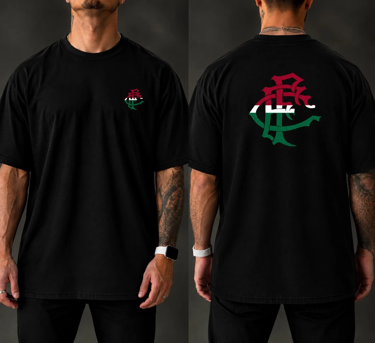 Camiseta Fluminense Monograma Tricolor