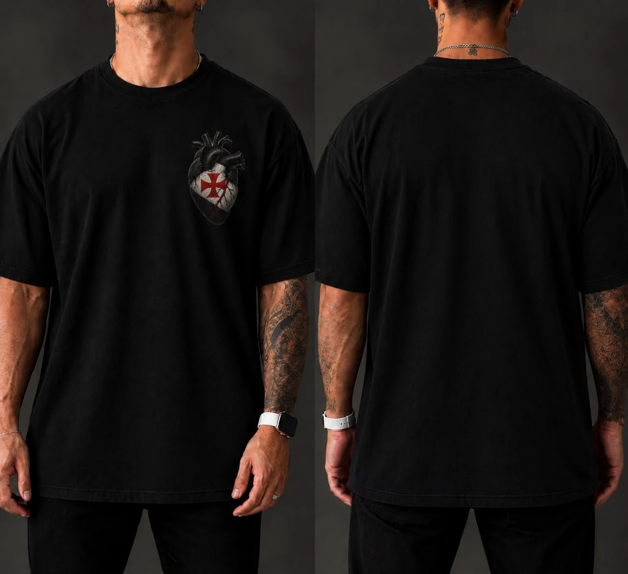 Camiseta Vasco Coração Cruzmaltino