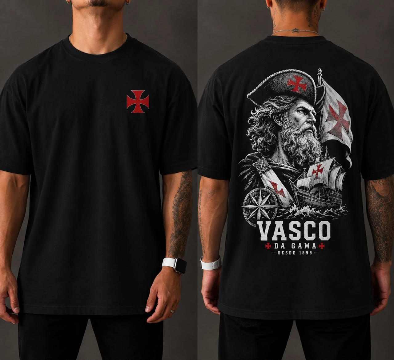Camiseta Vasco Navegador 1898 Caravelas